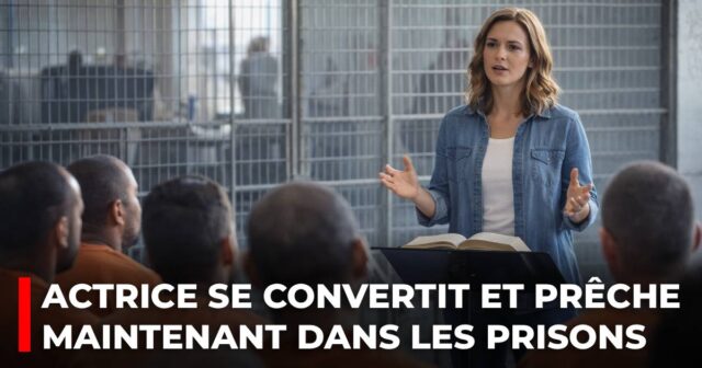 Actrice se convertit et prêche maintenant dans les prisons