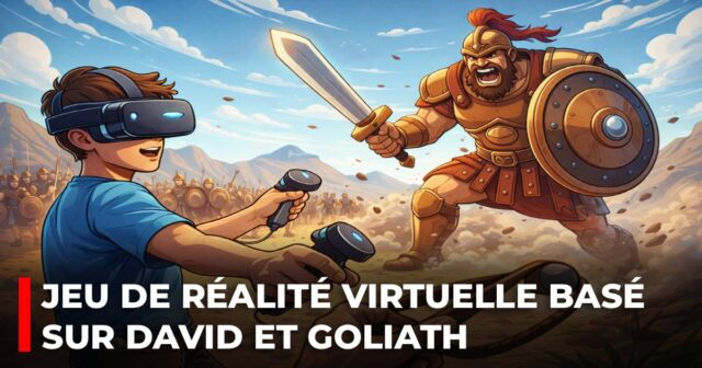 Jeu de réalité virtuelle basé sur David et Goliath