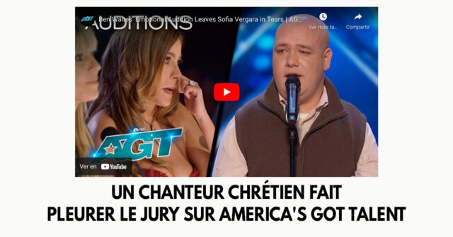 Un chanteur chrétien fait pleurer le jury sur America's Got Talent