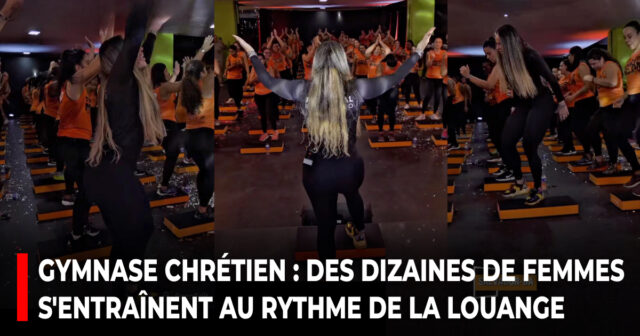 Gymnase chrétien _ des dizaines de femmes s'entraînent au rythme de la louange